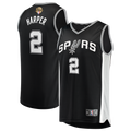 San Antonio Spurs Dylan Harper Fanatics Nba Finals Patch Fast Break Jersey - Icon Edition - Black