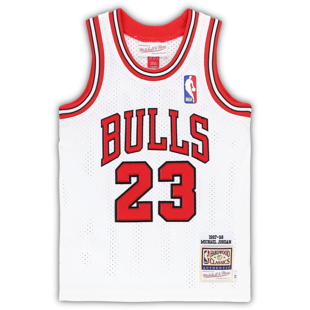Chicago Bulls Michael Jordan Mitchell & Ness Toddler 1996/97 Hardwood Classics Authentic Jersey - Black