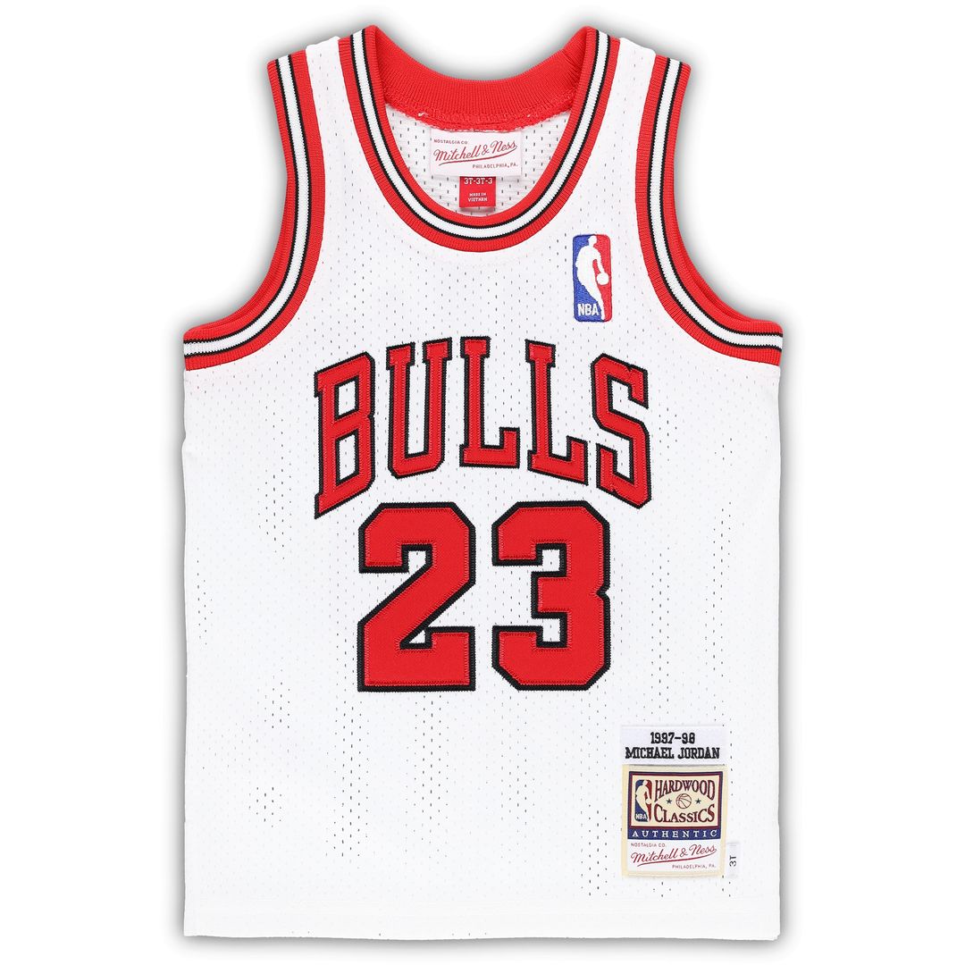 Chicago Bulls Michael Jordan Mitchell & Ness Toddler 1996/97 Hardwood Classics Authentic Jersey - Black