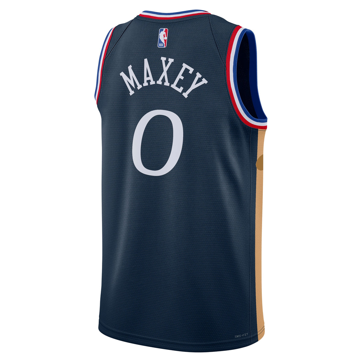 Tyrese Maxey Philadelphia 76ers 2025/26 City Edition Swingman Jersey - Navy - Unisex