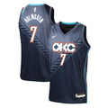Oklahoma City Thunder Chet Holmgren Nike Youth /26 City Edition Swingman Jersey - Navy