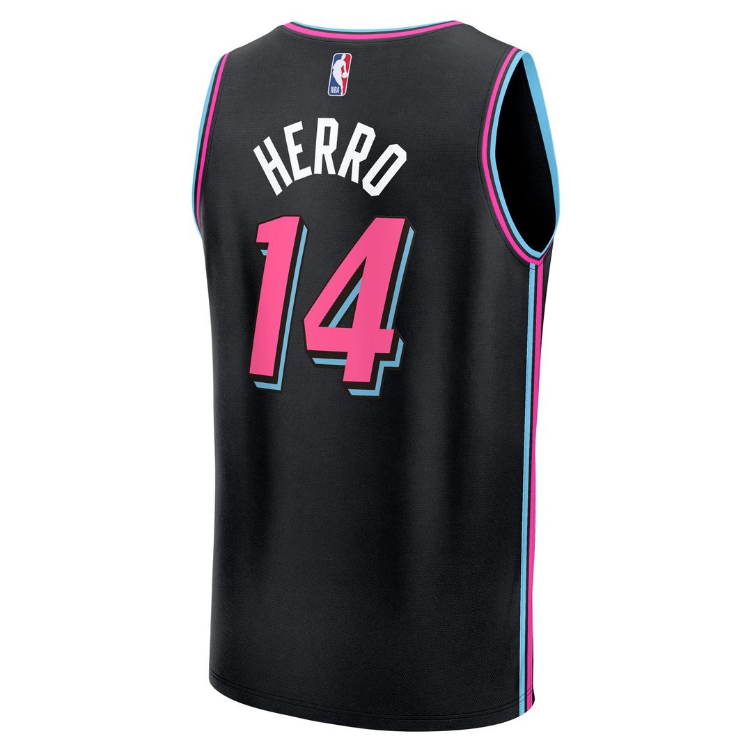Miami Heat Tyler Herro Fanatics /26 City Edition Fast Break Jersey - Black