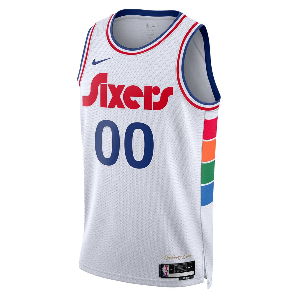 Philadelphia 76Ers Nike Unisex 2024/25 Custom Swingman Jersey - City Edition - White