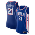 Philadelphia 76Ers Joel Embiid Nike Authentic Jersey - Icon Edition - Royal