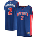 Detroit Pistons Cade Cunningham Fanatics Fast Break Replica Jersey - Icon Edition - Blue