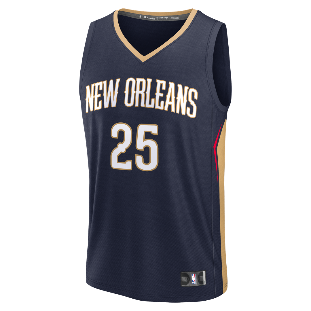 New Orleans Pelicans Trey Murphy Iii Fanatics Fast Break Replica Jersey - Navy - Icon Edition