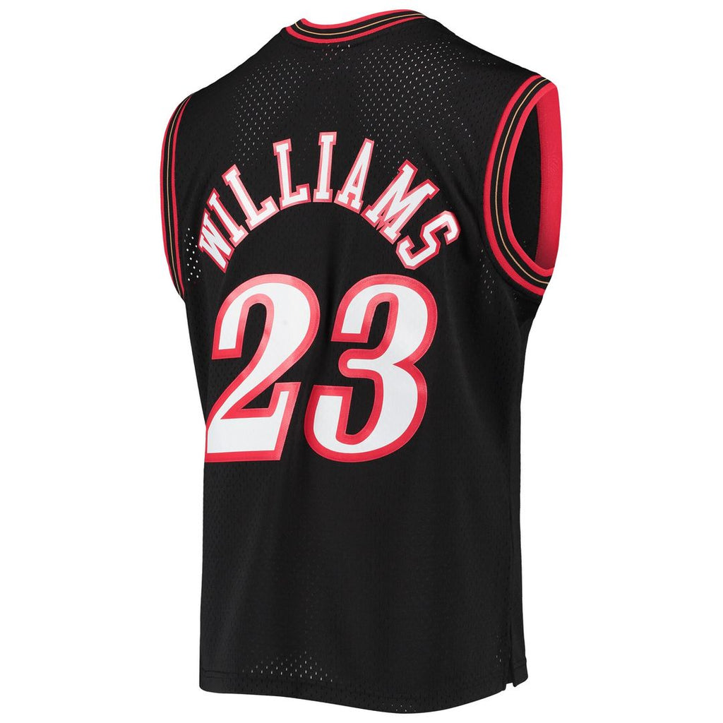 Philadelphia 76Ers Lou Williams Mitchell & Ness 2005/06 Hardwood Classics Swingman Jersey - Black