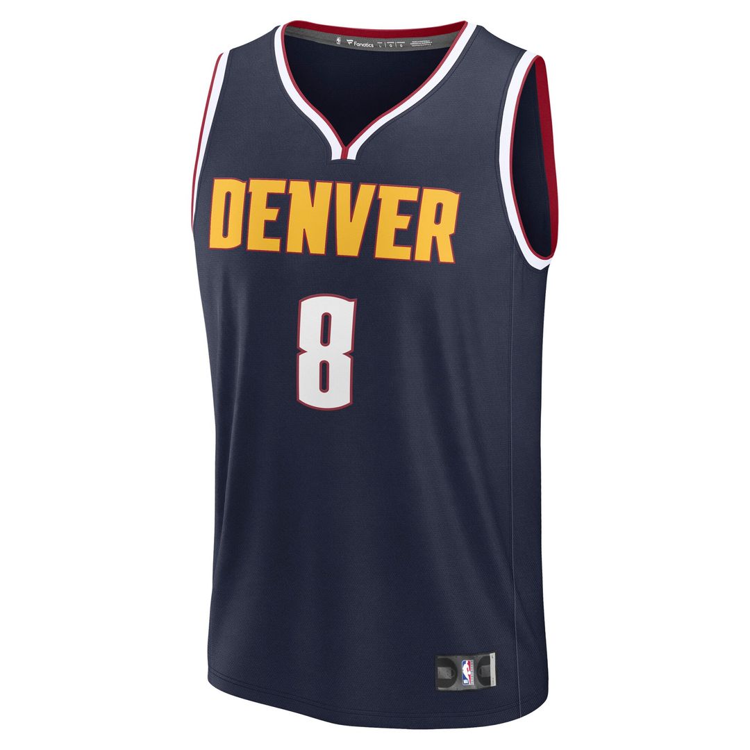 Denver Nuggets Peyton Watson Fanatics Fast Break Replica Player Jersey - Icon Edition - Navy