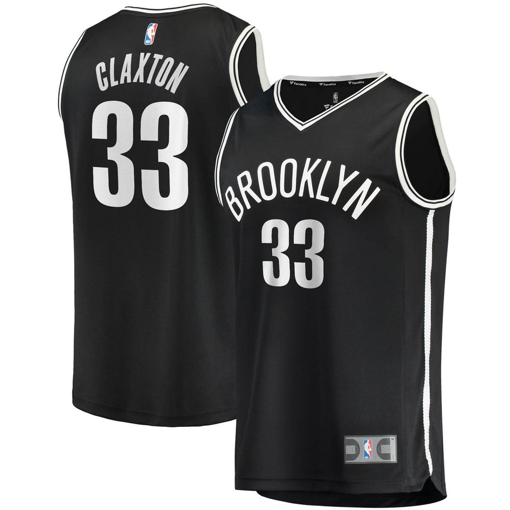 Brooklyn Nets Nicolas Claxton Fanatics Fast Break Replica Jersey - Icon Edition - Black