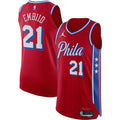 Philadelphia 76Ers Joel Embiid Jordan Brand Authentic Player Jersey - Statement Edition - Red