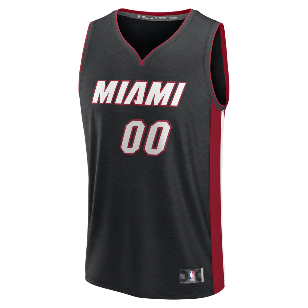 Miami Heat Fanatics Fast Break Custom Jersey - Icon Edition - Black