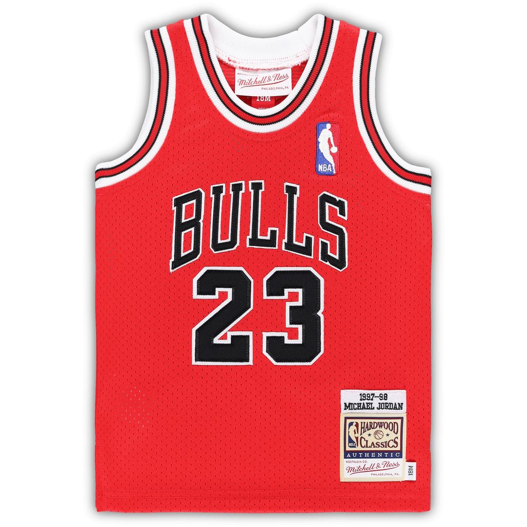 Chicago Bulls Michael Jordan Mitchell & Ness Infant 1997/98 Hardwood Classics Authentic Jersey - White