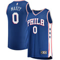 Philadelphia 76Ers Tyrese Maxey Fanatics Fast Replica Jersey Royal - Icon Edition