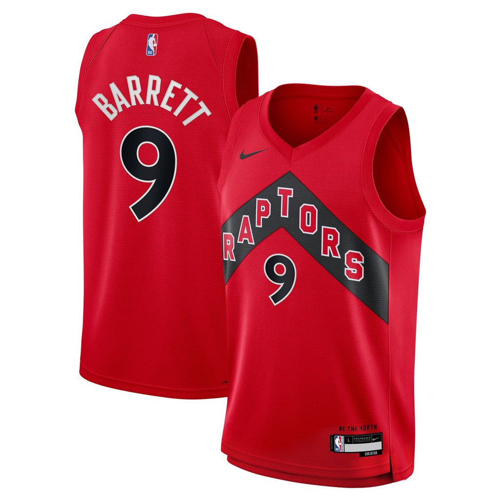 Toronto Raptors Rj Barrett Nike Youth Swingman Jersey - Icon Edition - Red