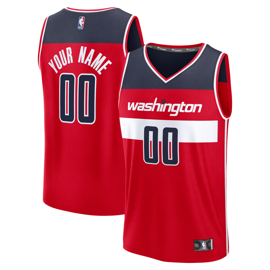 Washington Wizards Fanatics Fast Break Custom Jersey - Statement Edition - Navy