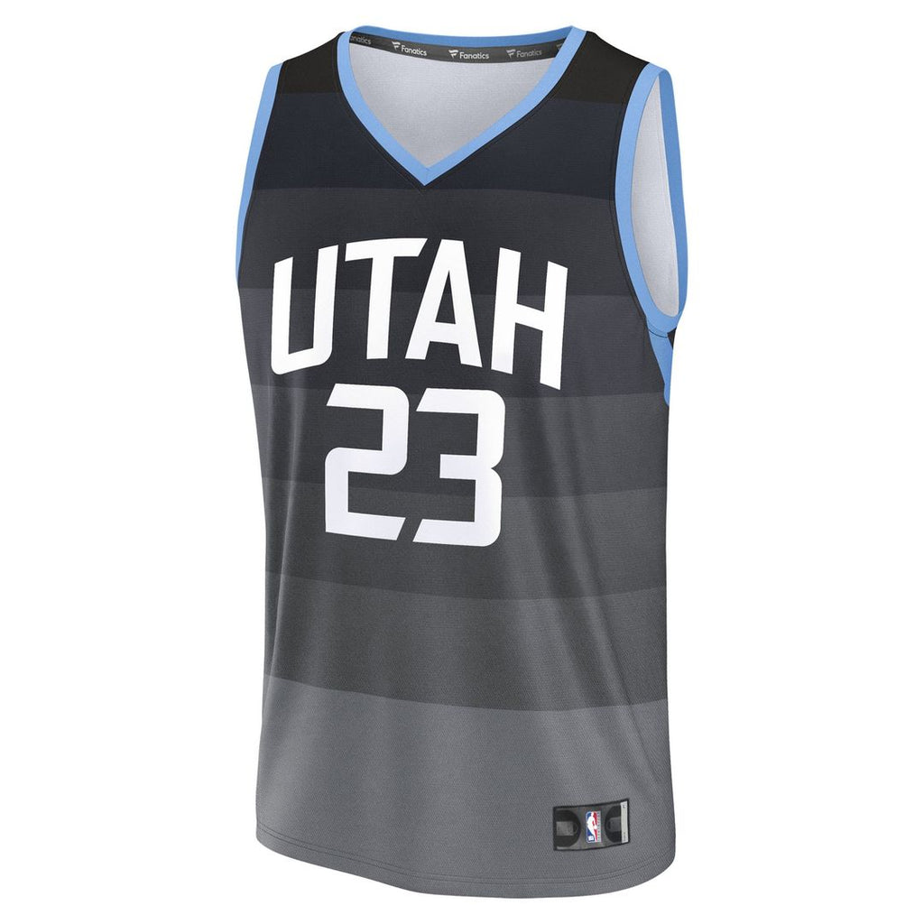 Utah Jazz Lauri Markkanen Fanatics /26 City Edition Fast Break Jersey - Black