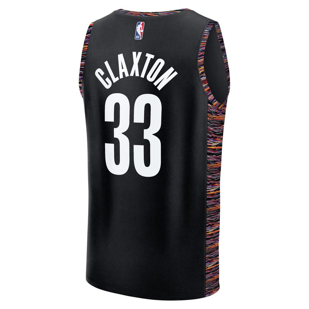 Brooklyn Nets Nic Claxton Fanatics /26 City Edition Fast Break Jersey - Black