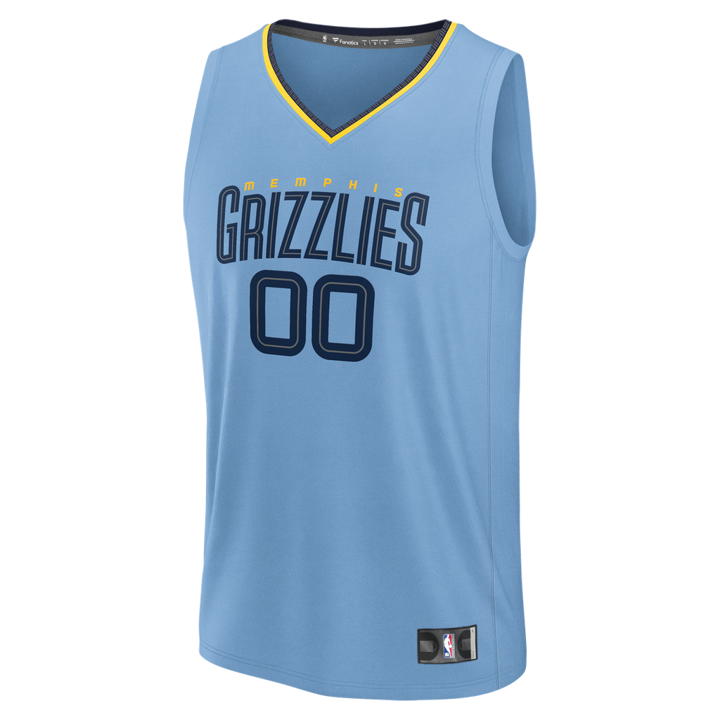 Memphis Grizzlies Fanatics Youth Fast Break Custom Jersey - Icon Edition - Navy