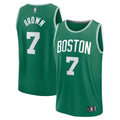 Boston Celtics Jaylen Brown Fanatics Fast Break Replica Player Jersey - Icon Edition - Kelly Green