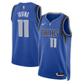 Dallas Mavericks Kyrie Irving Nike Unisex Badge Swingman Replica Jersey - Icon Edition - Blue