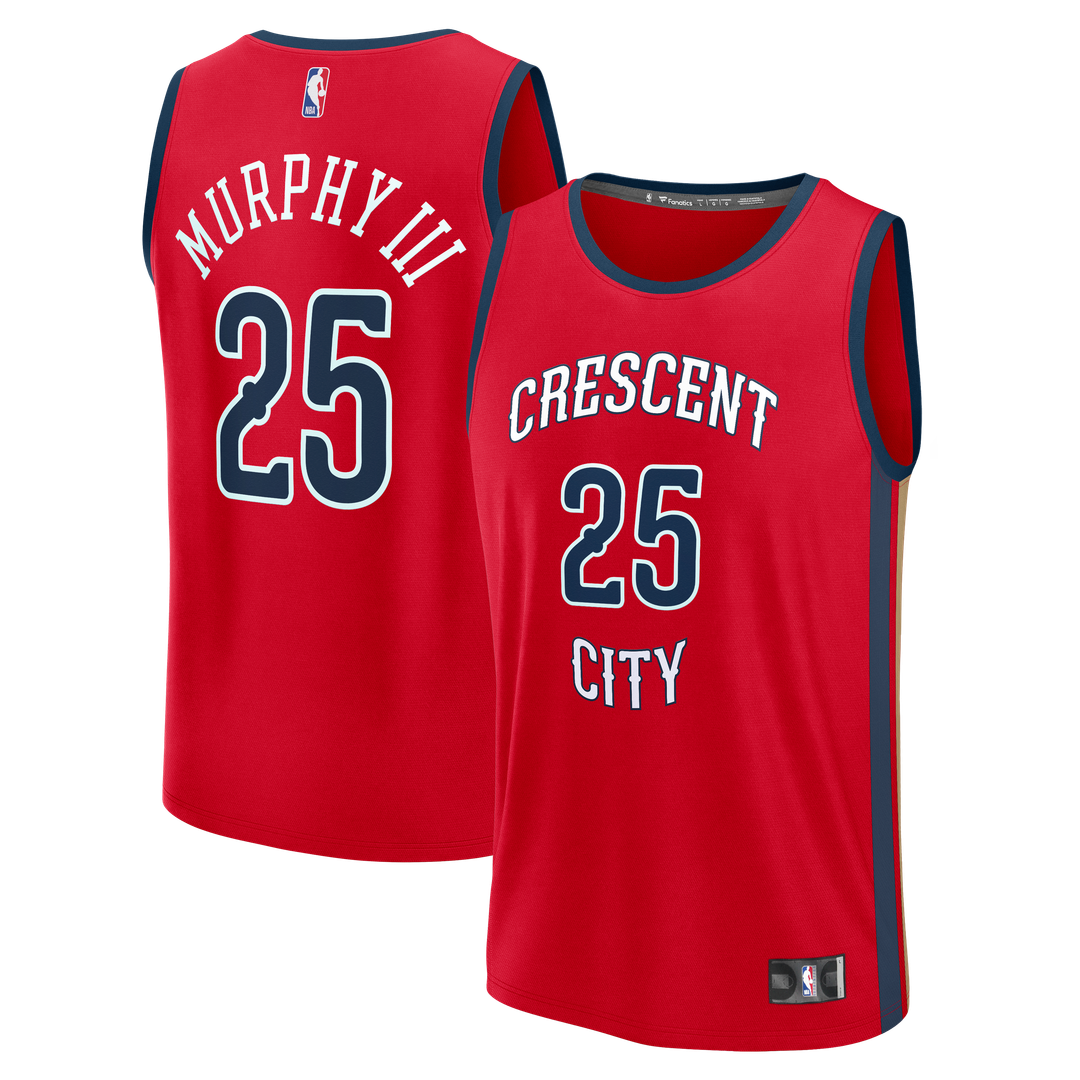 New Orleans Pelicans Trey Murphy Iii Fanatics Fast Break Replica Player Jersey - Statement Edition - Red