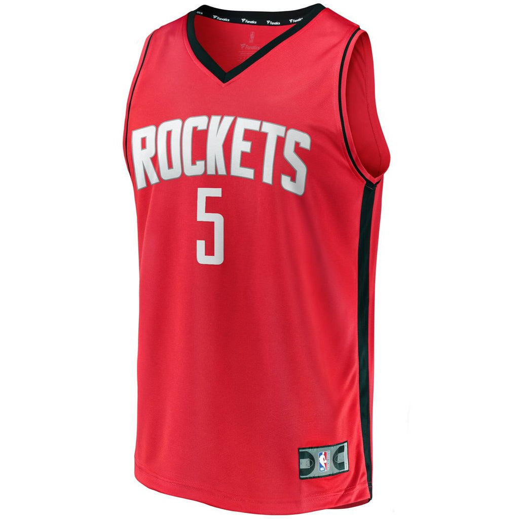 Houston Rockets Fred Vanvleet Fanatics Fast Break Replica Player Jersey - Icon Edition - Red
