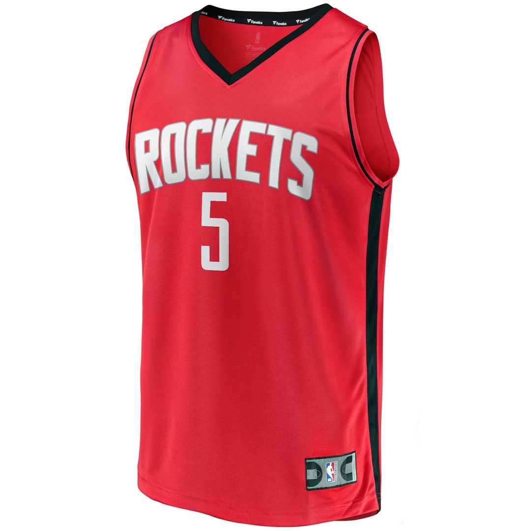 Houston Rockets Fred Vanvleet Fanatics Fast Break Replica Player Jersey - Icon Edition - Red