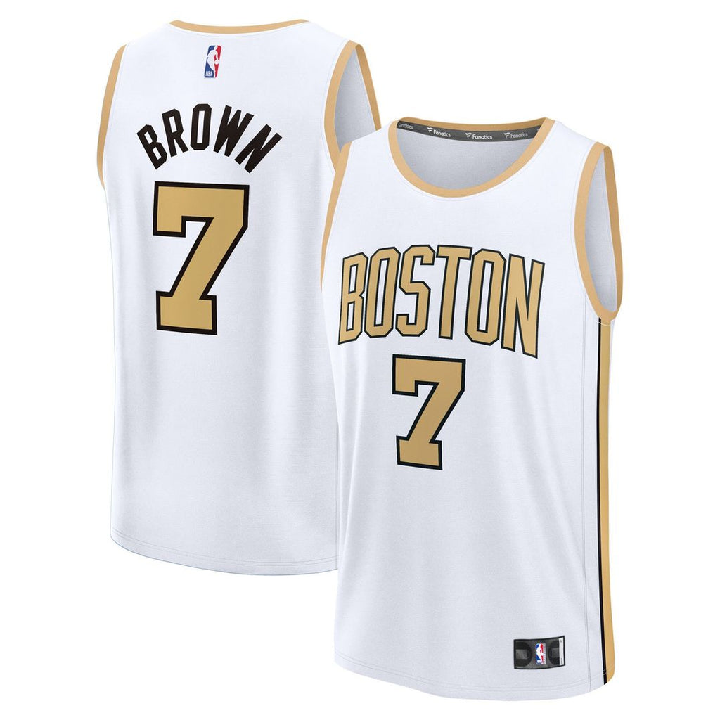 Boston Celtics Jaylen Brown Fanatics /26 City Edition Fast Break Jersey - White