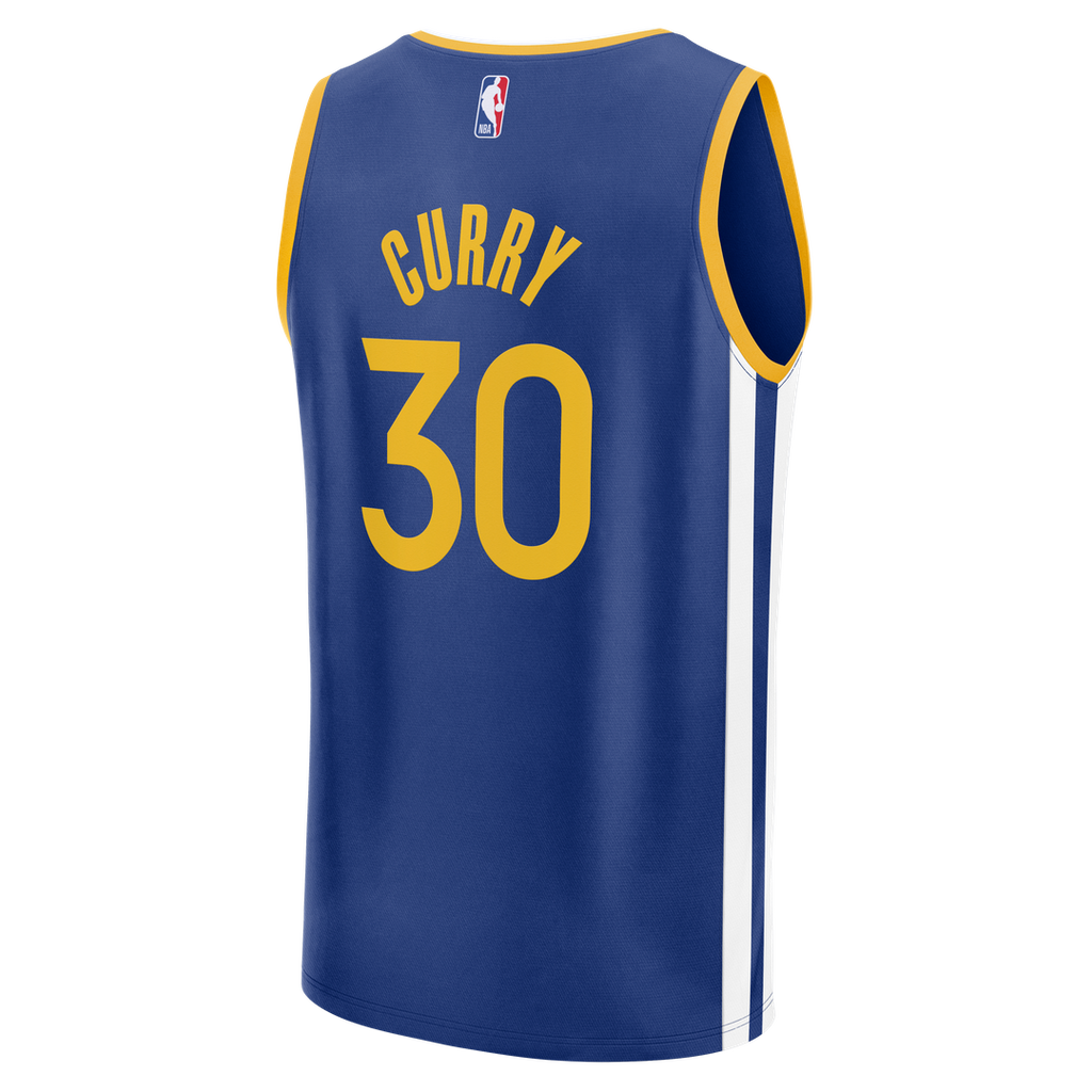 Golden State Warriors Stephen Curry Fanatics Fast Break Replica Jersey - Icon Edition - Royal