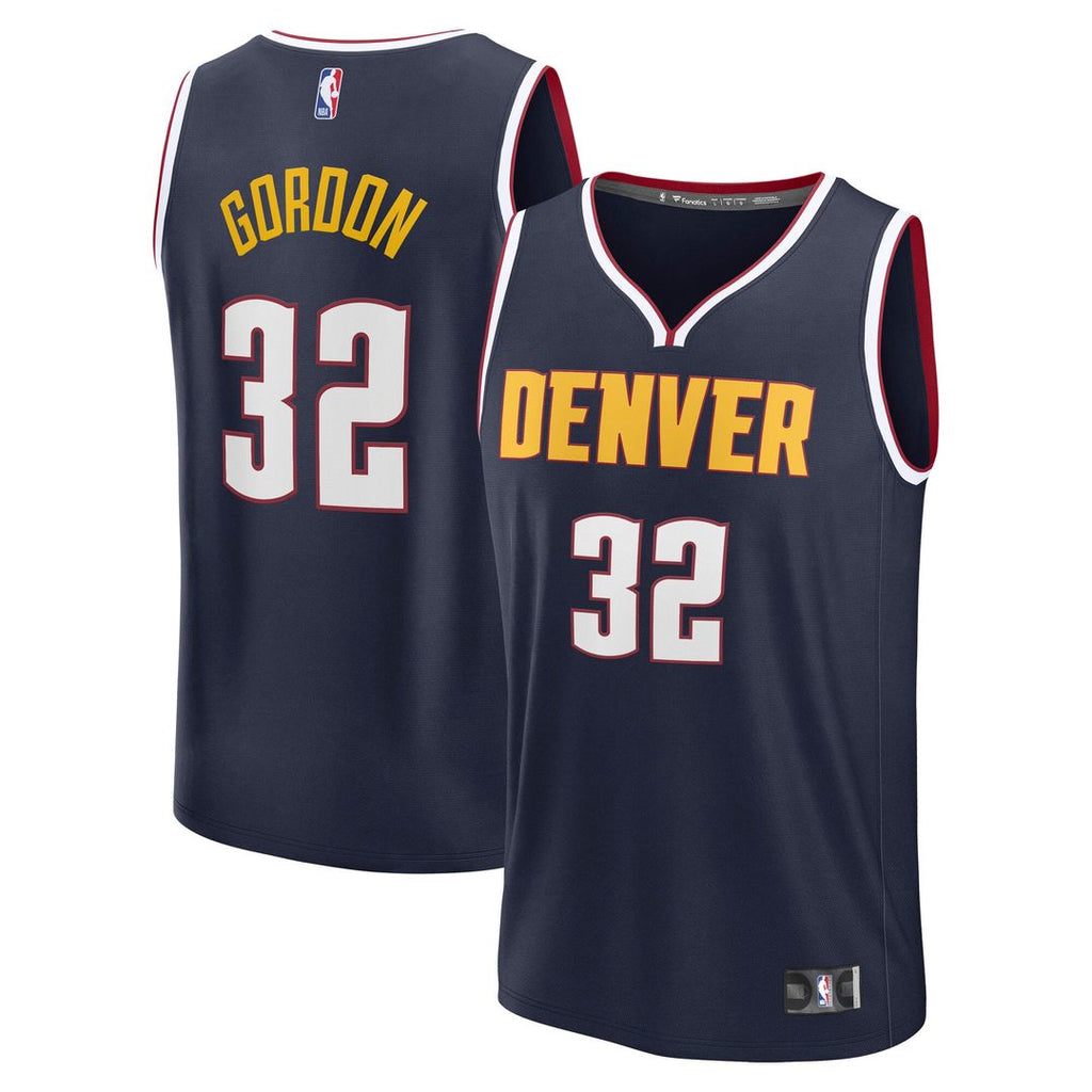Denver Nuggets Aaron Gordon Fanatics Fast Break Replica Player Jersey - Icon Edition - Navy