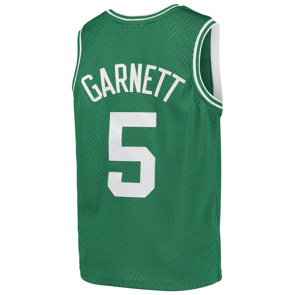 Boston Celtics Kevin Garnett Mitchell & Ness Youth 2007/08 Hardwood Classics Swingman Jersey - Kelly Green