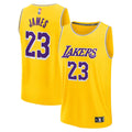 Los Angeles Lakers Lebron James Fanatics Fast Break Replica Jersey - Icon Edition - Gold