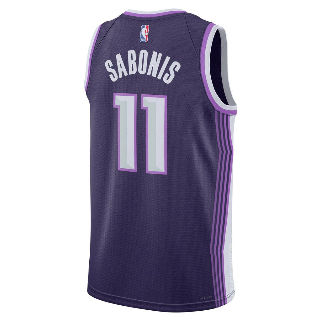 Sacramento Kings Domantas Sabonis Nike Unisex /26 Swingman Jersey - Purple - City Edition