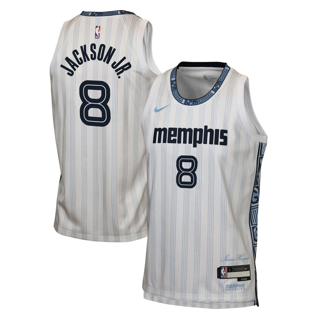 Memphis Grizzlies Jaren Jackson Jr. Nike Youth /26 City Edition Swingman Jersey - White