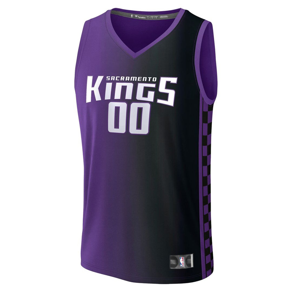 Sacramento Kings Fanatics Fast Break Custom Jersey - Icon Edition - Black