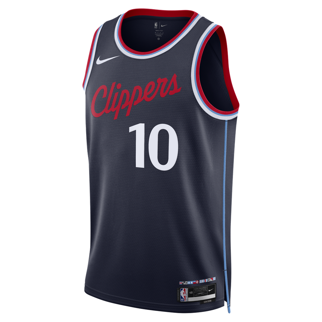 La Clippers Darius Garland Nike Unisex Swingman Jersey - Icon Edition - Navy