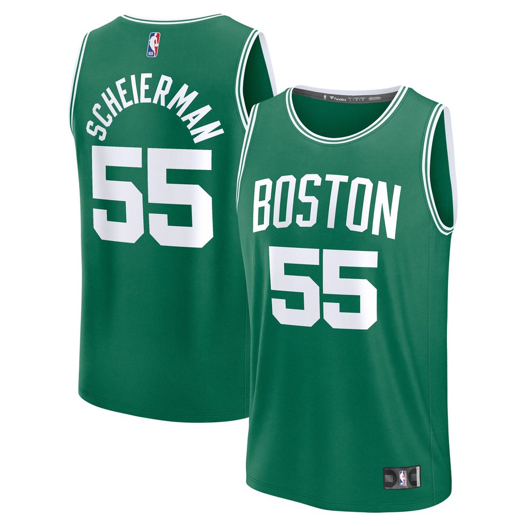 Boston Celtics Baylor Scheierman Fanatics 2024 Nba Draft Fast Break Player Jersey - Icon Edition - Kelly Green