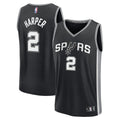 San Antonio Spurs Dylan Harper Fanatics Nba Draft First Round Pick Fast Break Replica Jersey - Icon Edition - Black