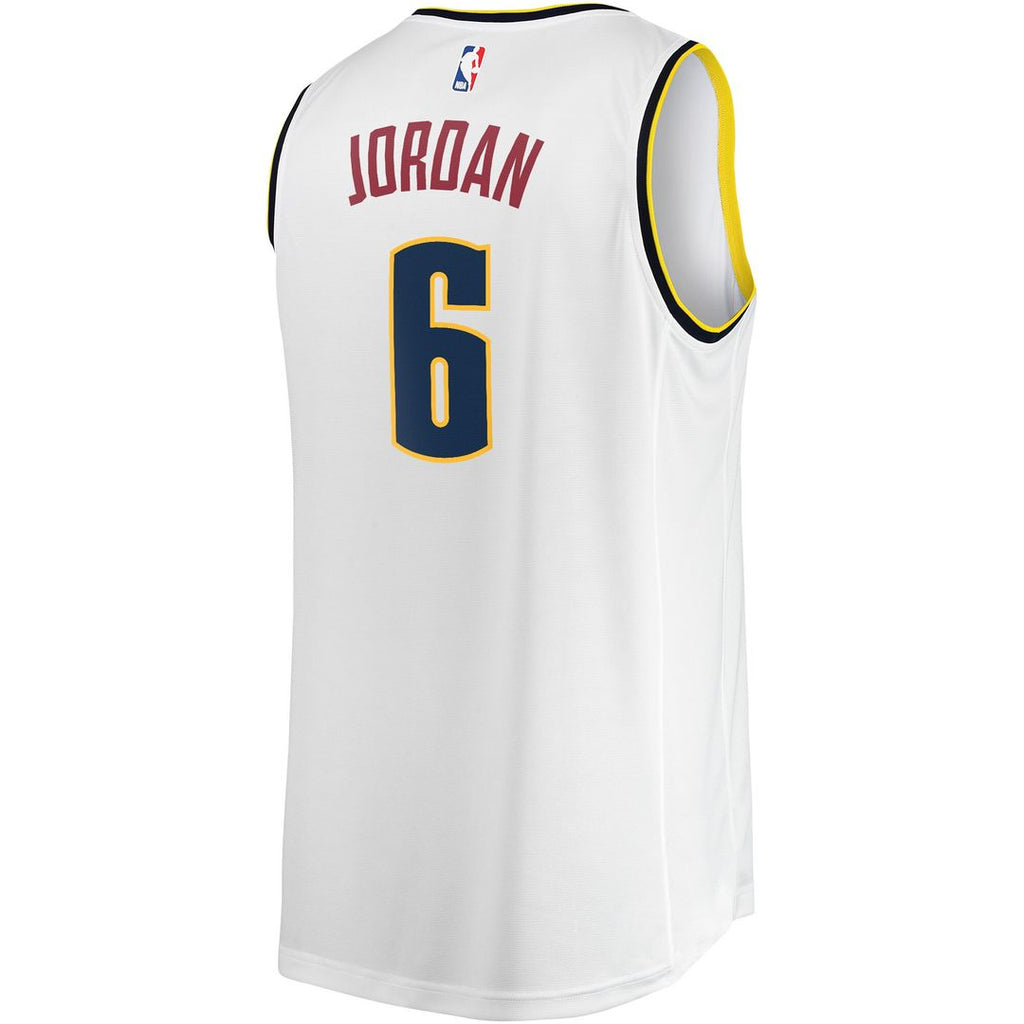 Denver Nuggets Deandre Jordan Fanatics Fast Break Player Jersey - Association Edition - White