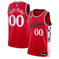La Clippers Jordan Brand Unisex 2024/25 Custom Swingman Jersey - Statement Edition - Red