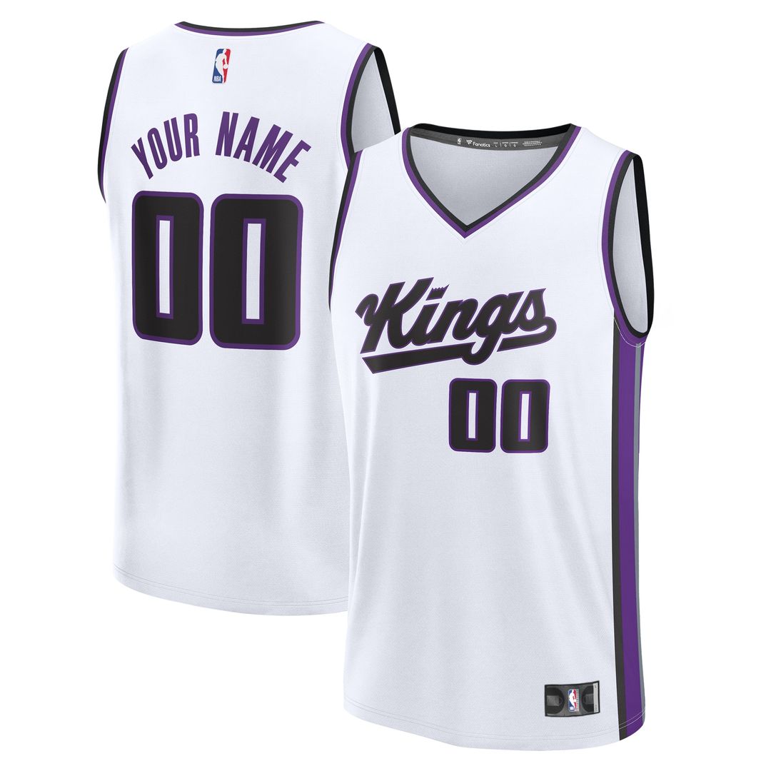 Sacramento Kings Fanatics Fast Break Custom Jersey - Statement Edition - Purple