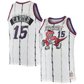 Toronto Raptors Vince Carter Mitchell & Ness 1998/99 Big & Tall Hardwood Classics Swingman Jersey - White
