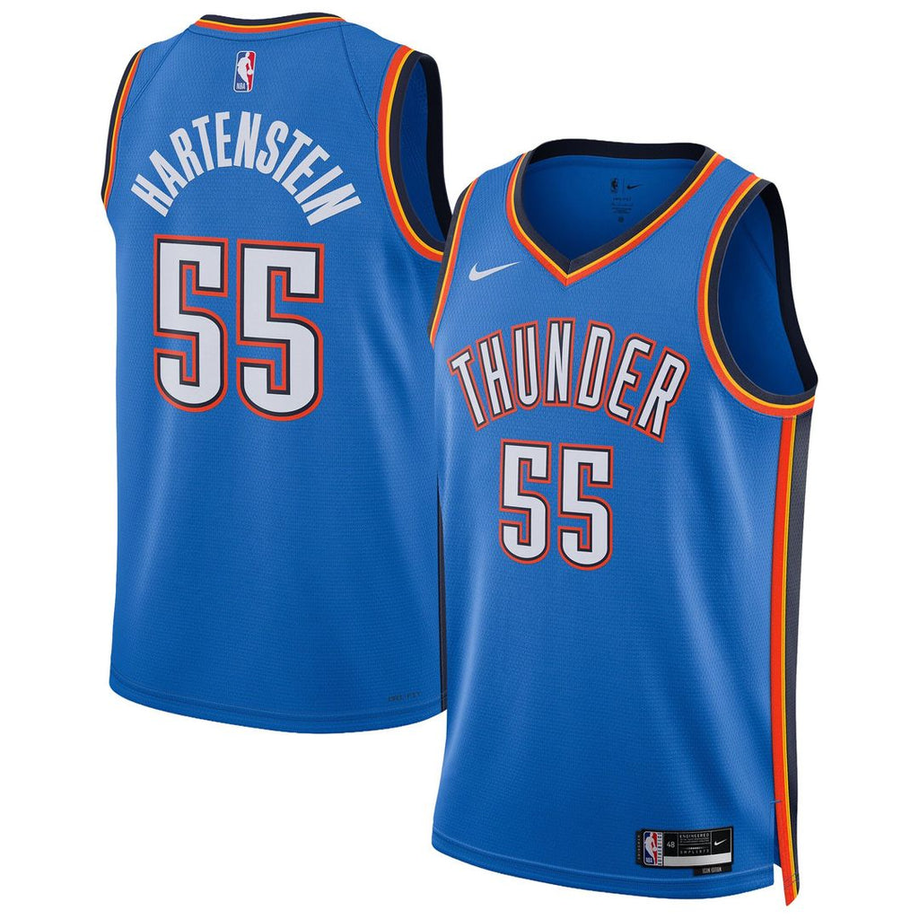 Oklahoma City Thunder Isaiah Hartenstein Nike Unisex Swingman Jersey - Icon Edition - Blue