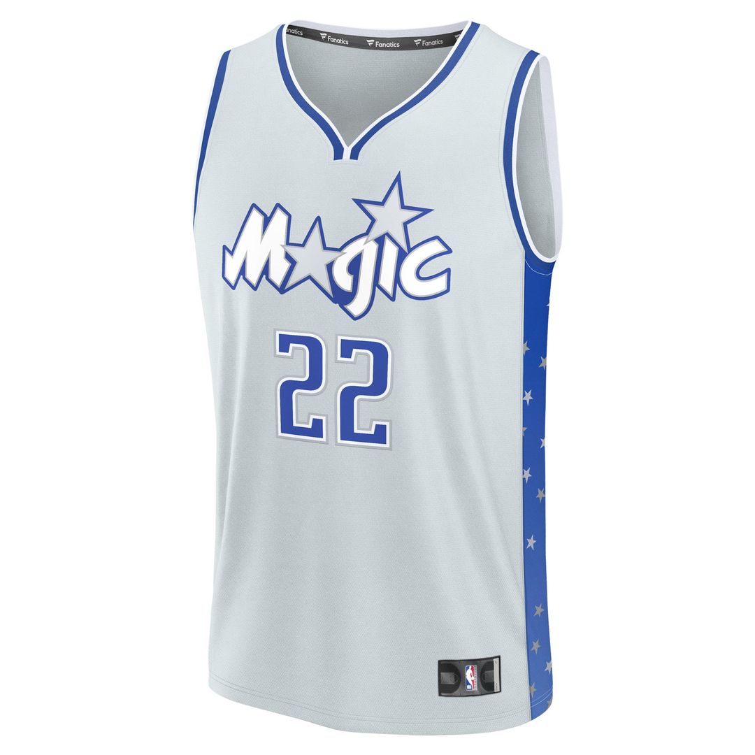Orlando Magic Franz Wagner Fanatics /26 City Edition Fast Break Jersey - Silver