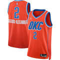 Oklahoma City Thunder Shai Gilgeous - Alexander Jordan Brand Unisex Swingman Jersey - Statement Edition - Orange