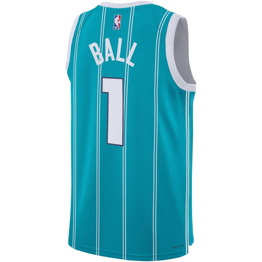 Charlotte Hornets Lamelo Ball Nike Youth Swingman Jersey - Icon Edition - Teal