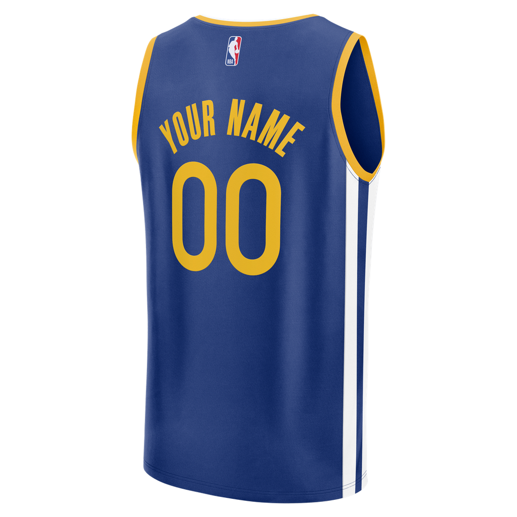 Golden State Warriors Fanatics Fast Break Custom Jersey - Icon Edition - Royal