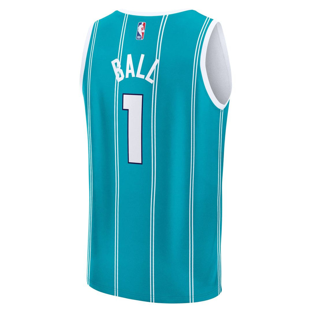 Charlotte Hornets Lamelo Ball Fanatics Fast Break Replica Player Jersey - Icon Edition - Teal