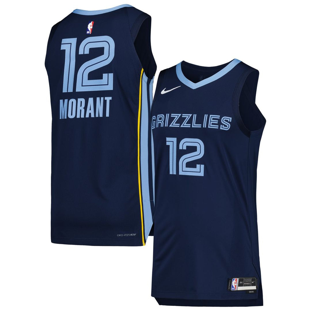 Memphis Grizzlies Ja Morant Nike Authentic Jersey - Icon Edition - Navy