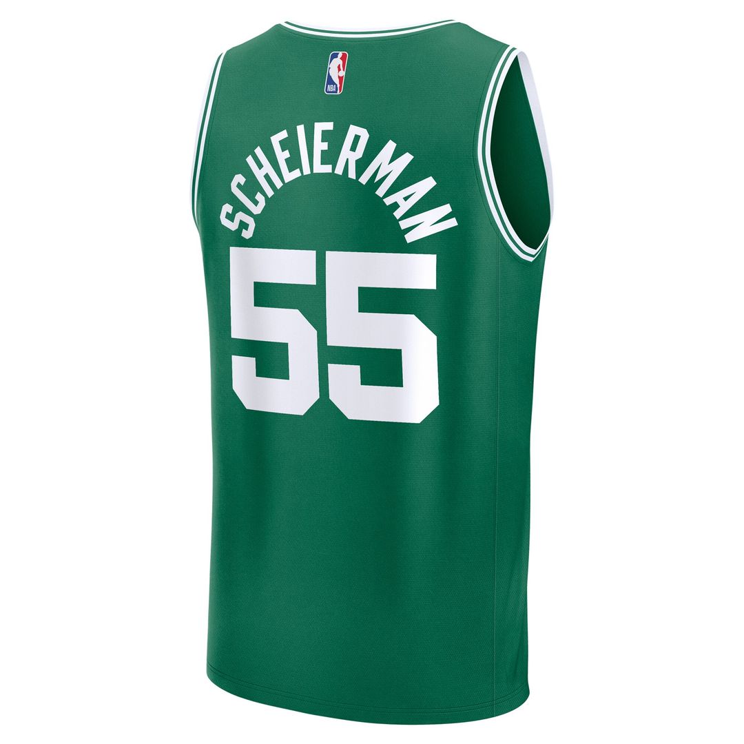 Boston Celtics Baylor Scheierman Fanatics 2024 Nba Draft Fast Break Player Jersey - Icon Edition - Kelly Green